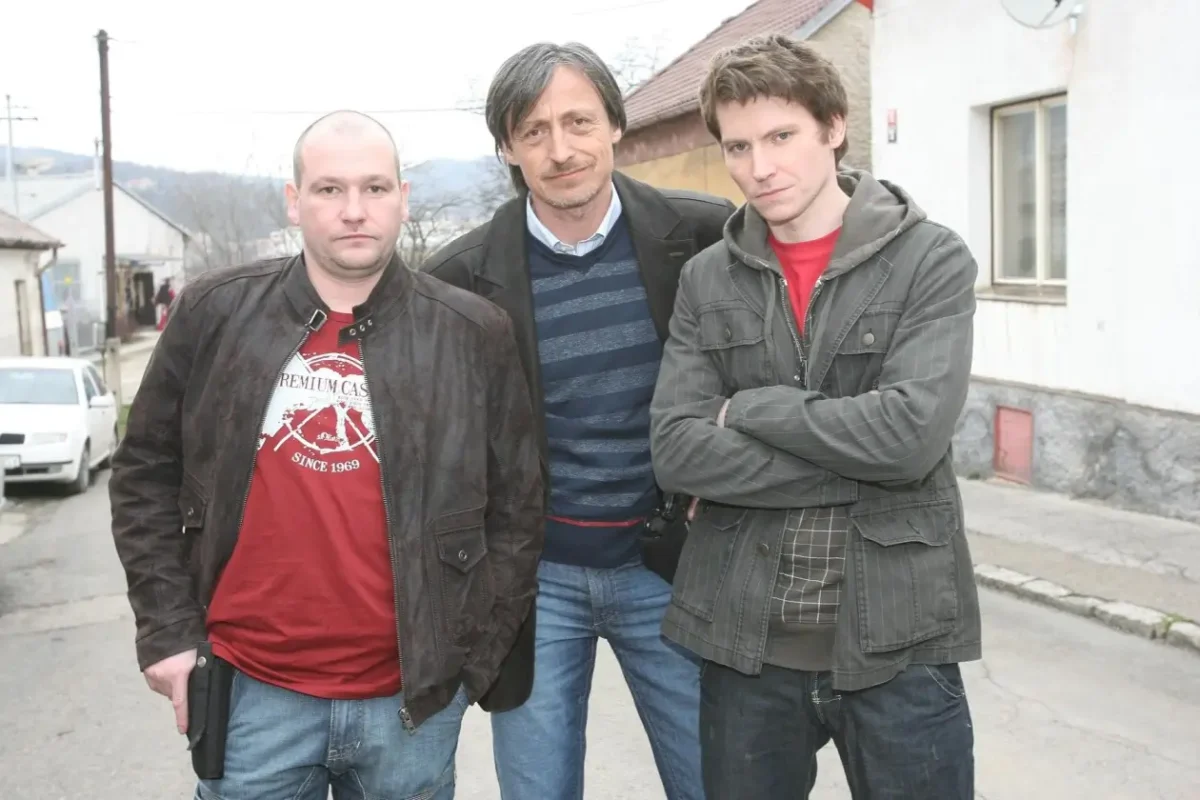 Fotka z natáčení seriálu Kriminálka Anděl.