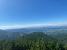 výhled na hory v Česku