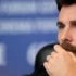 herec Christian Bale na fotografii záběr na obličej