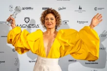 Herečka Zuzana Zlatohlávková.