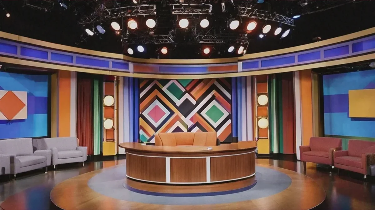 Televizní studio.