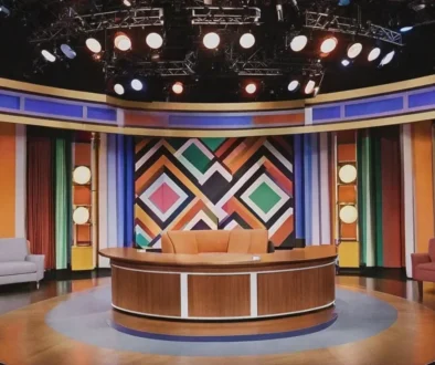 Televizní studio.