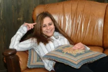 Moderátorka Laďka Něrgešová.