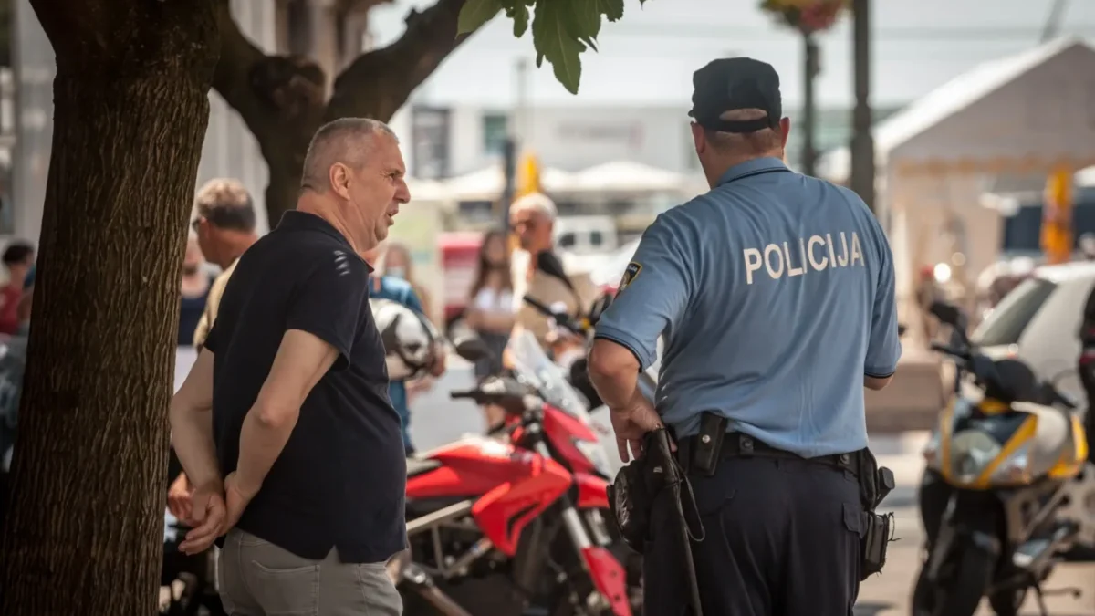 Policista v Chorvatsku