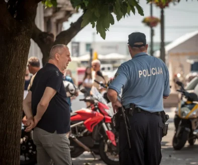 Policista v Chorvatsku