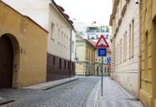 ulička v centu Prahy