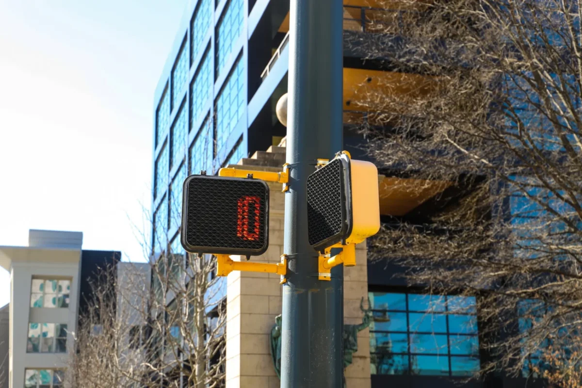 Semafor s číslem 10.