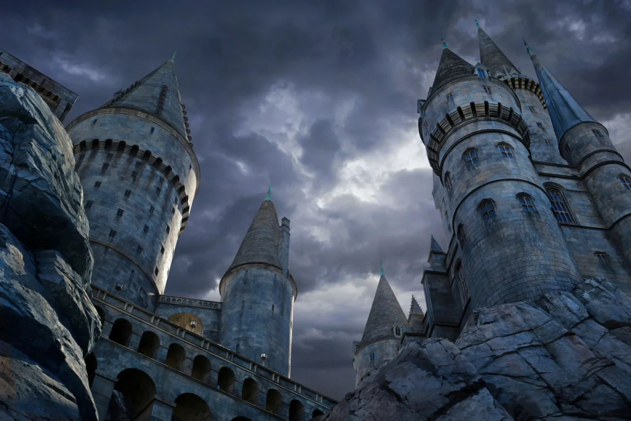 Obrázek tajemného hradu. 