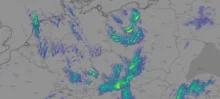 aktuální meteo radar - proudění vzduchu nad Českou republikou dnes