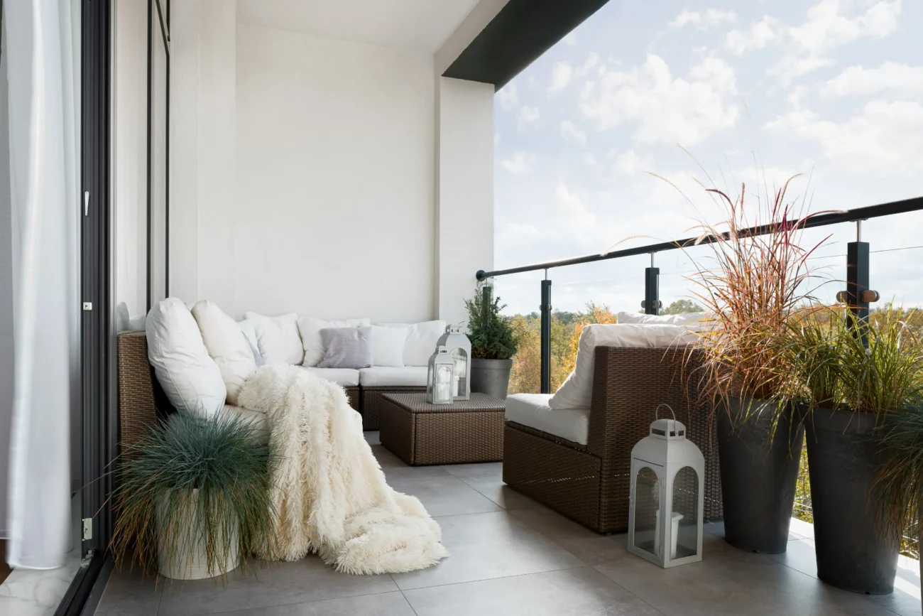 Balkon.