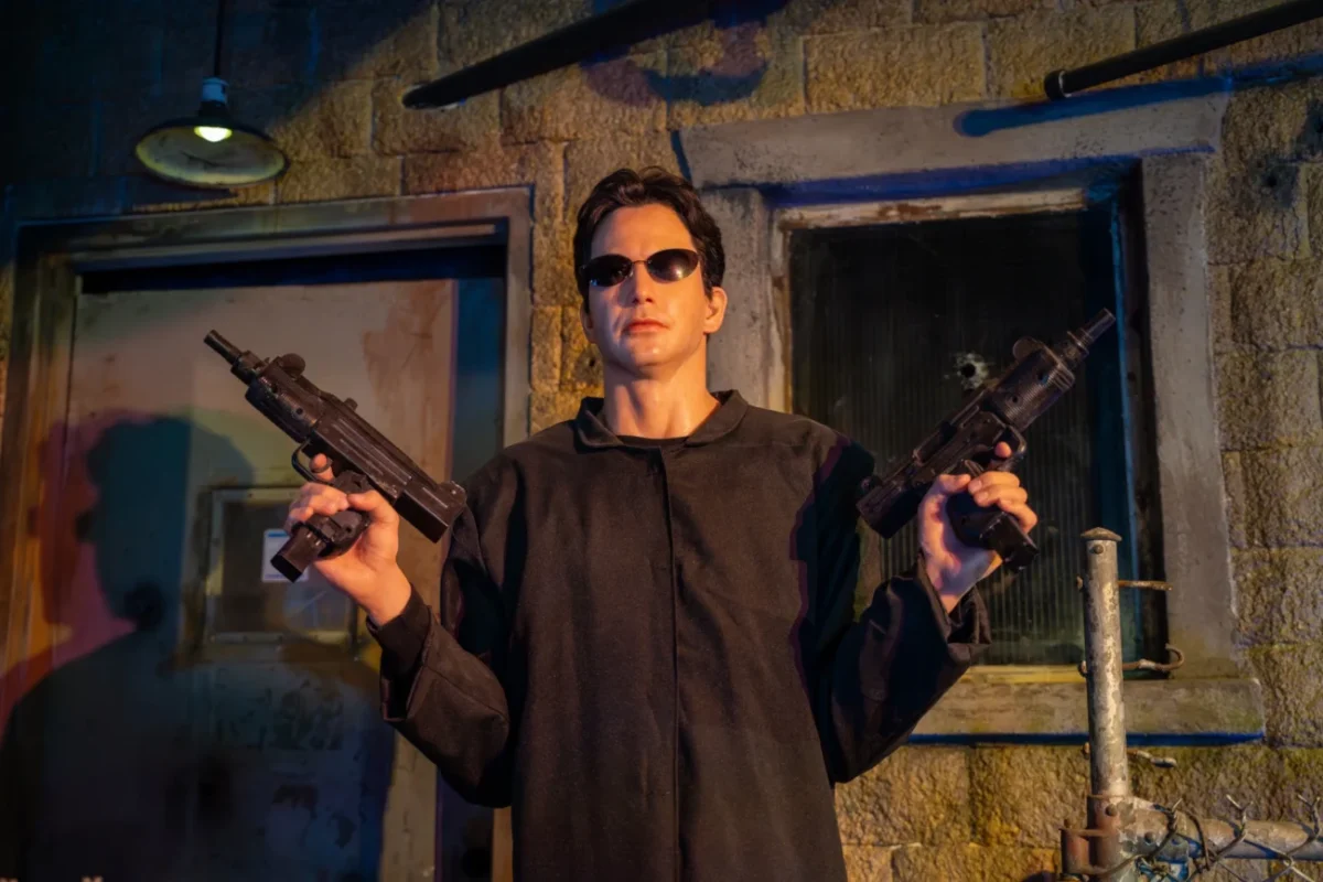 Vosková figurína z filmu Matrix