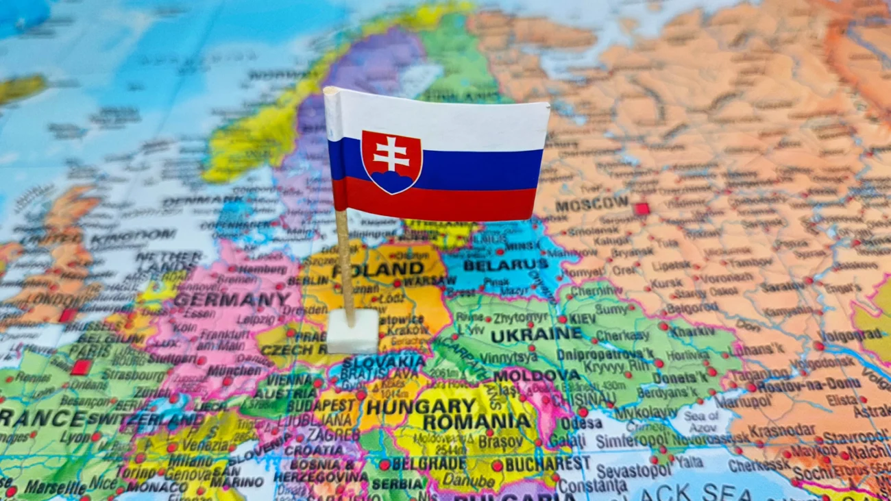mapa Slovenska