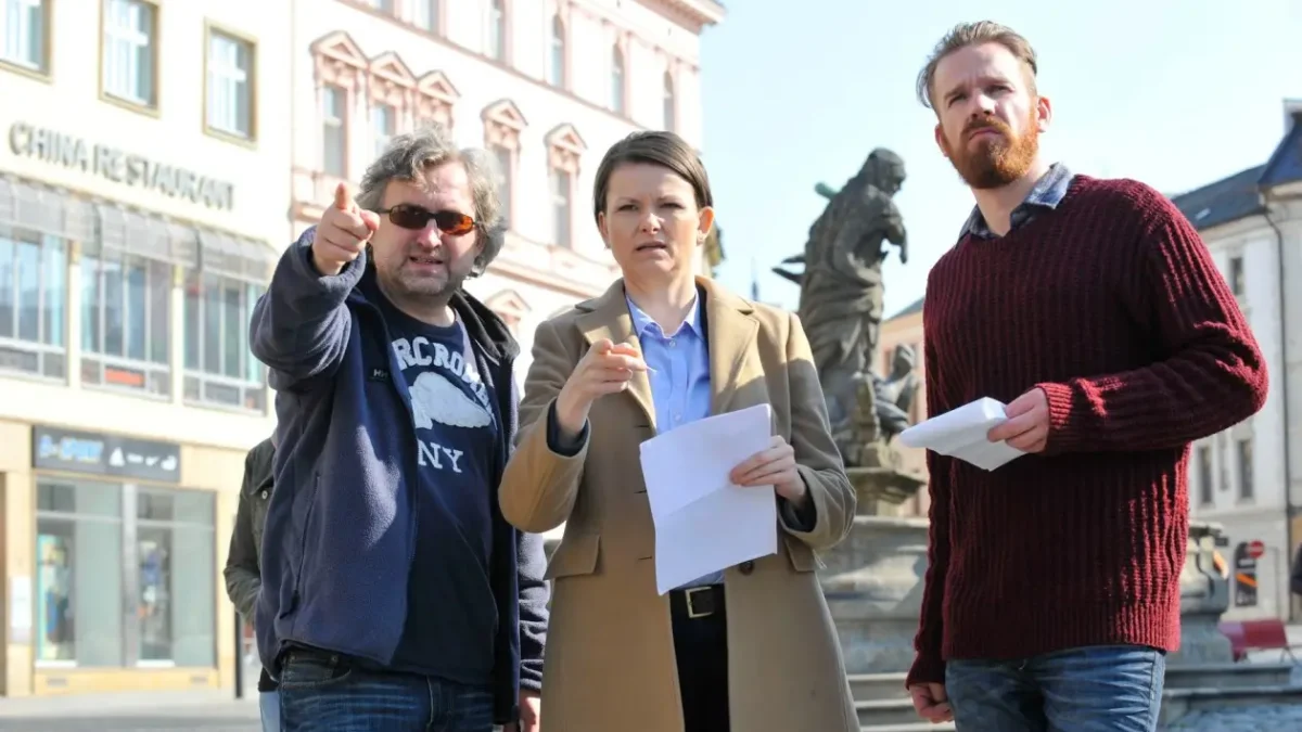 Natáčení seriálu Případ pro exorcistu.
