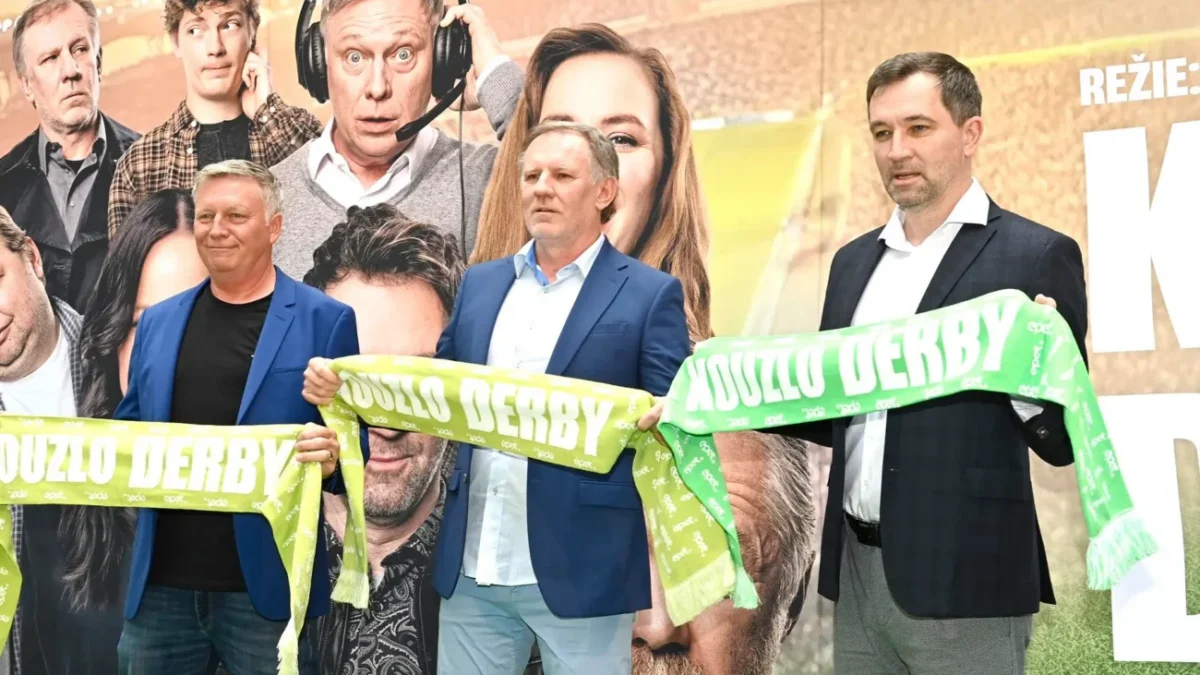 snímek z premiéry filmu Kouzlo Derby