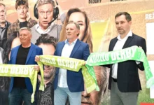 snímek z premiéry filmu Kouzlo Derby