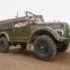 GAZ 69 armádní auto.