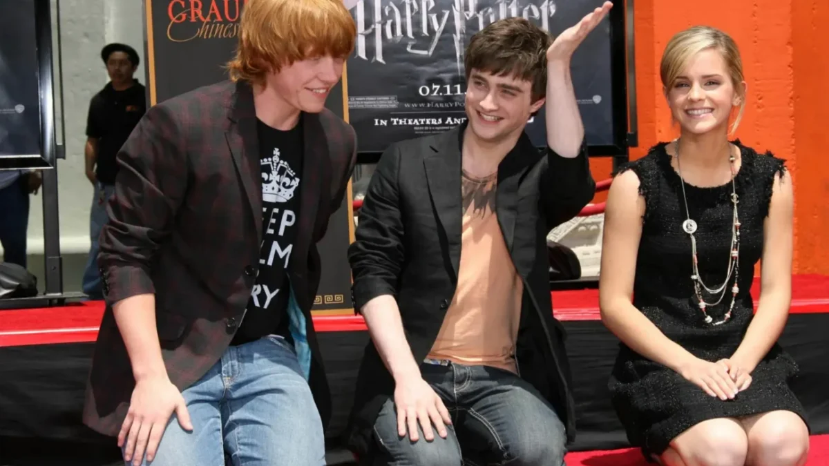 třipředstavitelé hlavních filmových postav z Harryho Pottera