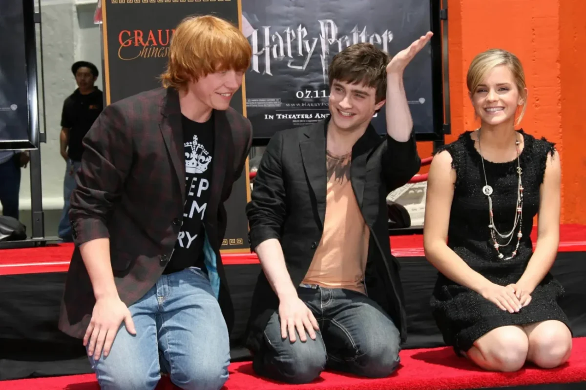 třipředstavitelé hlavních filmových postav z Harryho Pottera