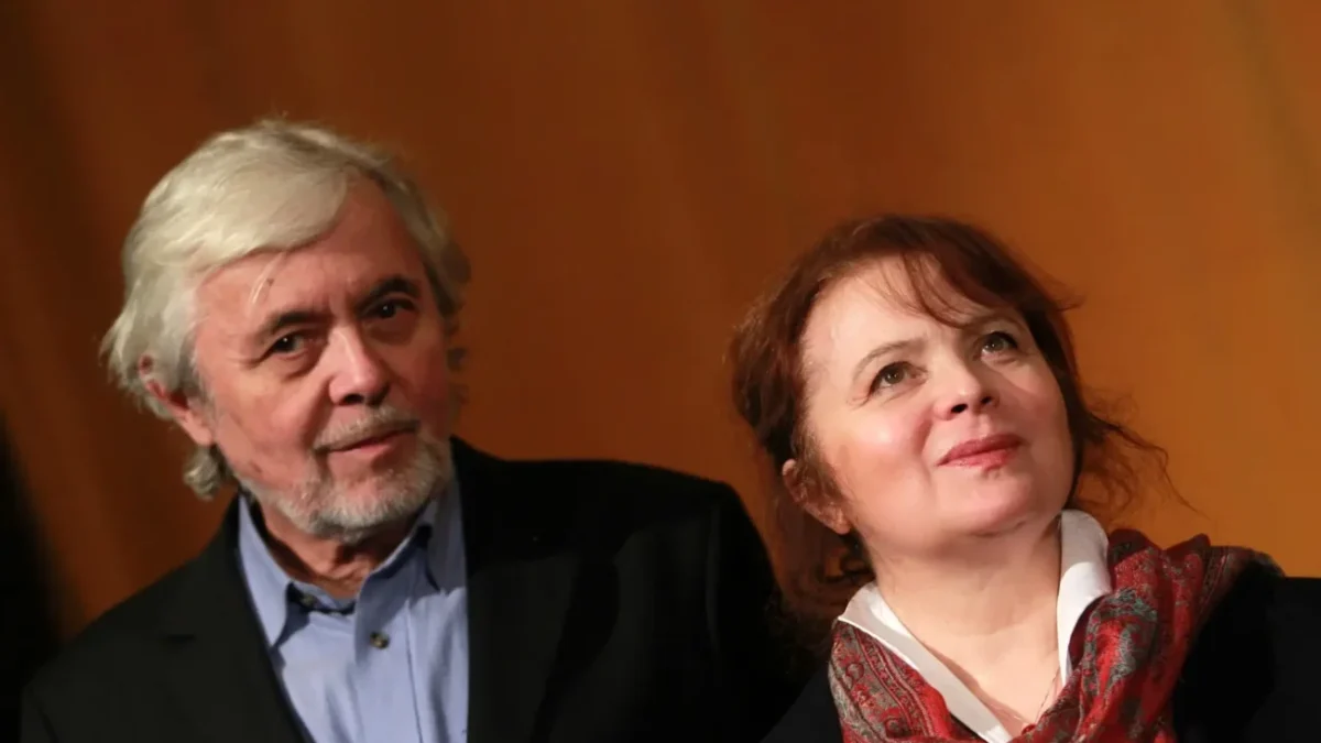 Josef Abrhám na snímku s Libuší Šafránkovou
