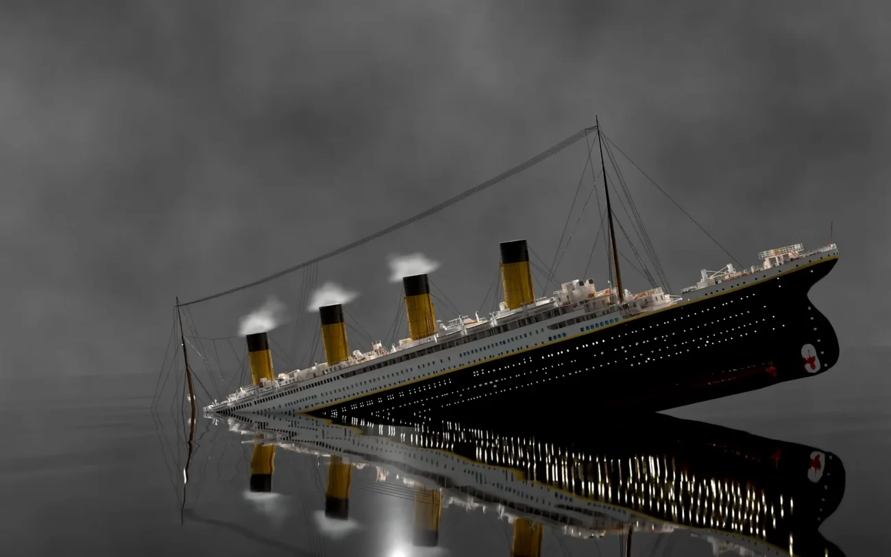 Shutterstock_2390411839 | TVGURU.cz Titanic se potápí