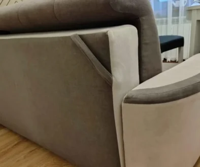 autorská fotografie sedačky v obýváku