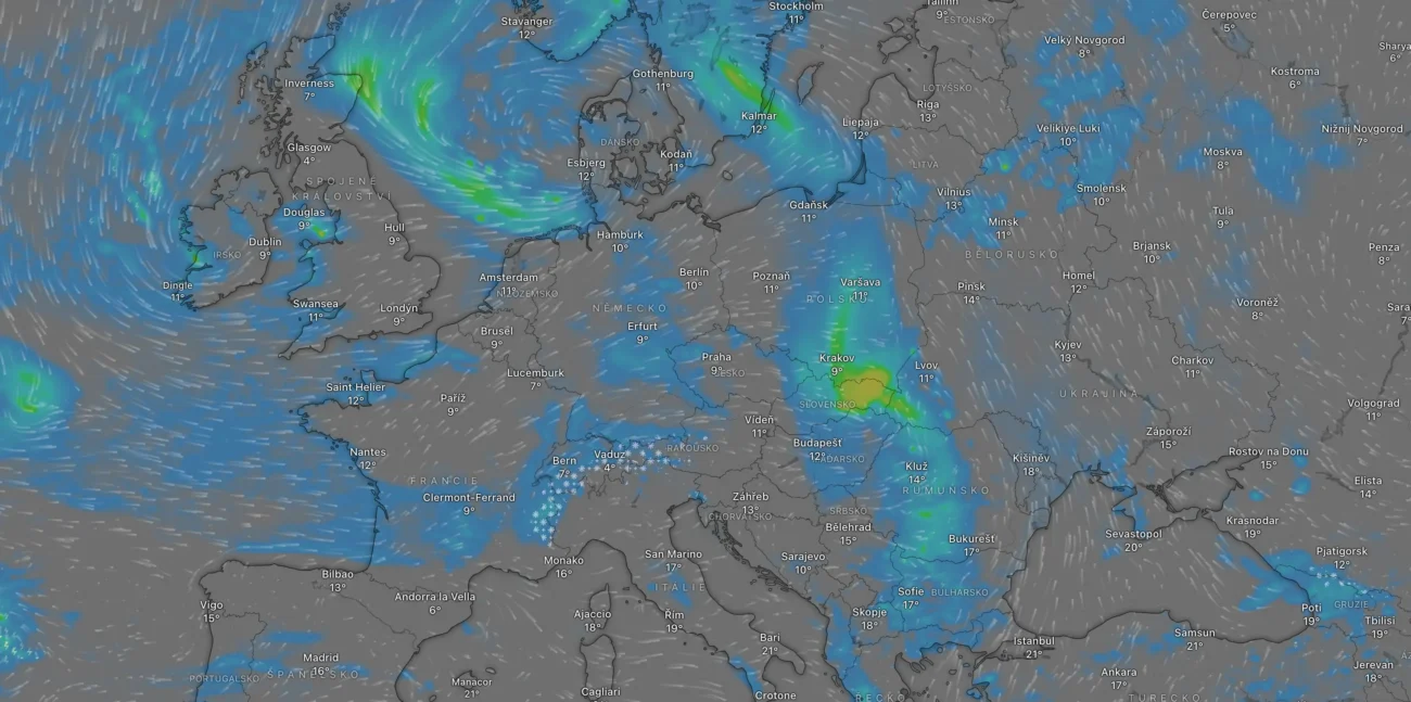 radar 24 rijna 9 rano | TVGURU.cz radar 24 rijna 2025 v 9 rano