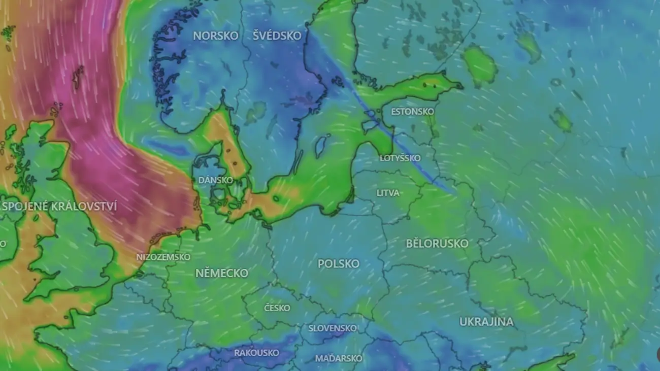 Pohled na proudění vzduchu v Evropě | TVGURU.cz Pohled na proudění vzduchu v Evropě