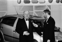 Předávání televizních cen ankety Tý Tý za rok 1996. Cenu sportovní moderátor předával producent Ivo Mathé.