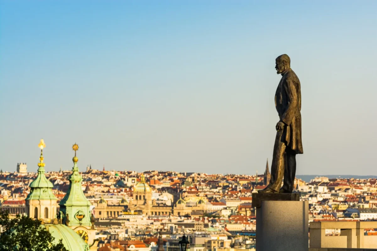 Socha Masaryka v Praze