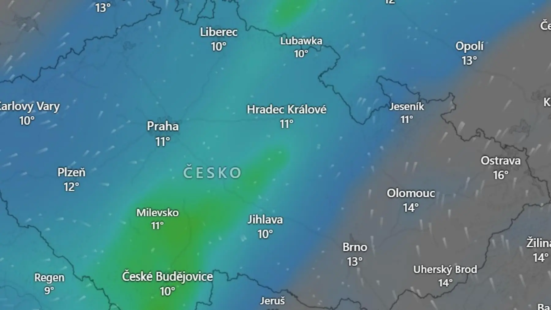 Srážky v ČR v neděli 2. listopadu ve 12:00 | TVGURU.cz Srážky v ČR v neděli 2. listopadu ve 12:00