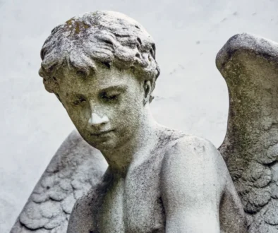 socha smutného anděla