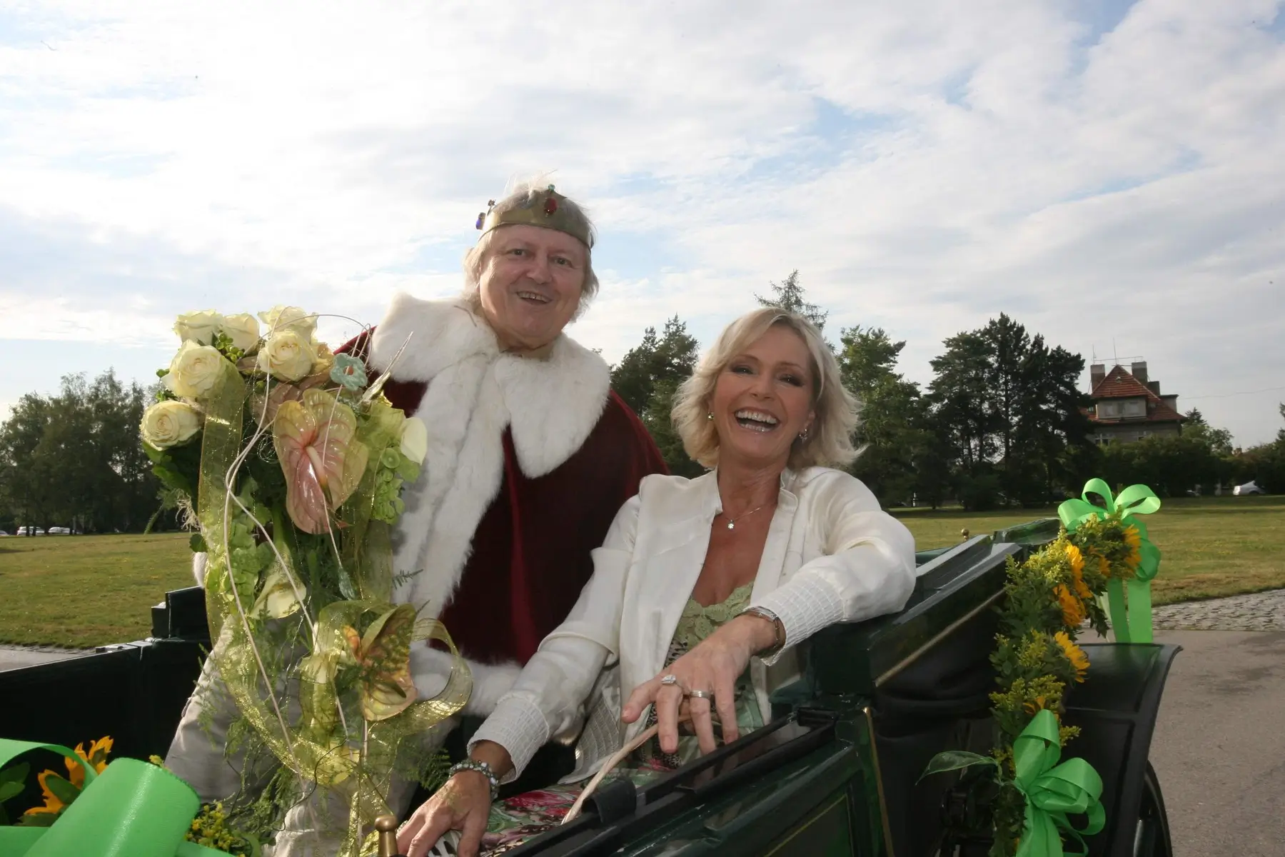 Helena a Vašek v letech, kdy už jím víc sluší role krále a královny