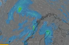 Aktuální snímek severní Evropy