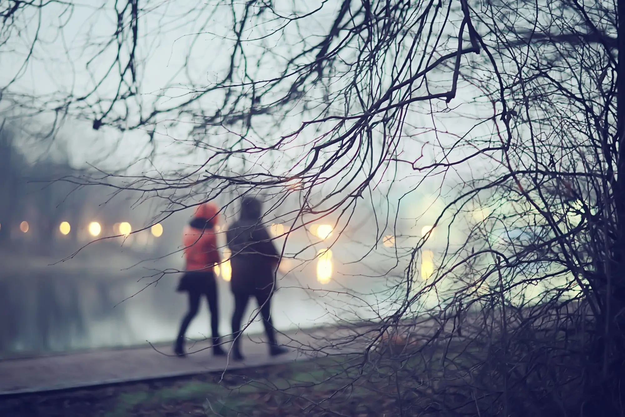 Prosincové počasí ve městě