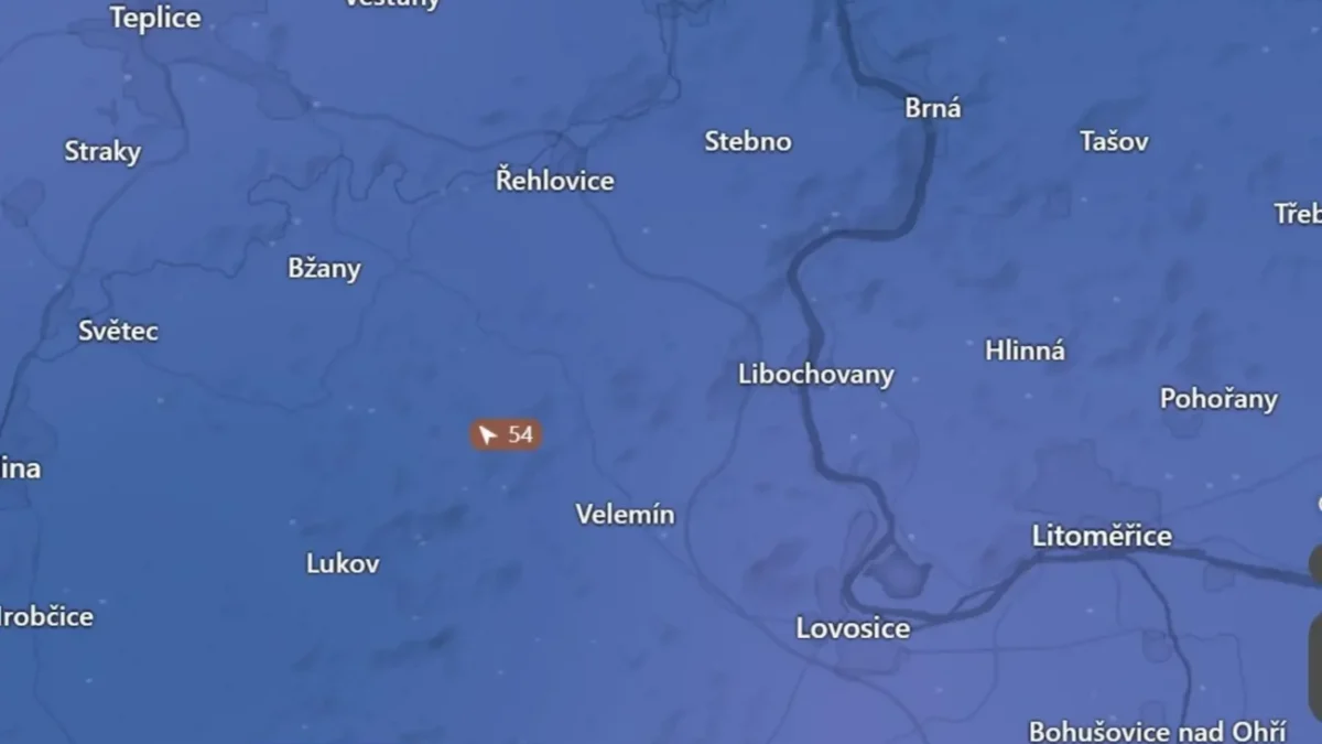 Předpokládané nárazy větru v neděli na Milešovce