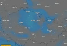 Srážky dnes odpoledne