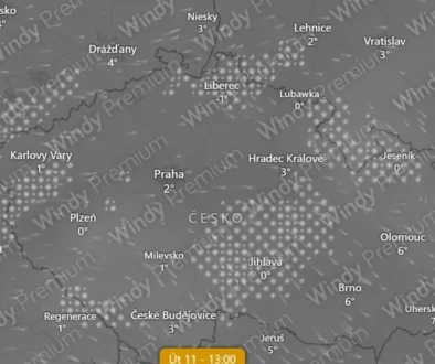 Jak se zdá, tak se sněžení v listopadu se v Česku přece jen dočkáme