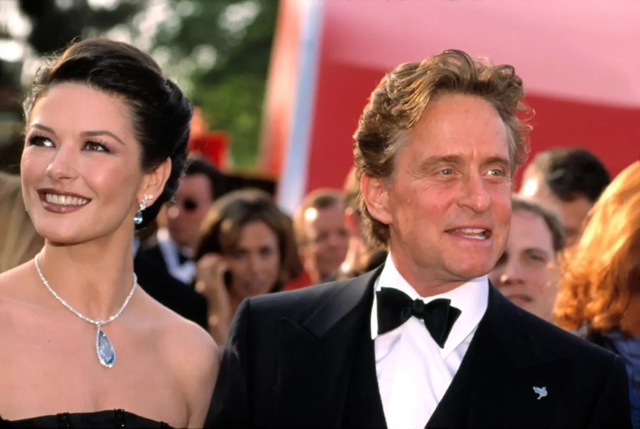Catherine Zeta Jones a Michael Douglas.