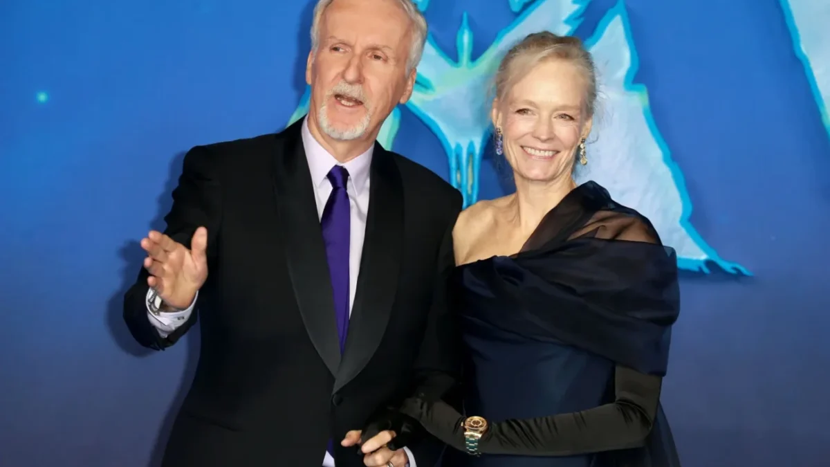 James Cameron s jeho manželkou