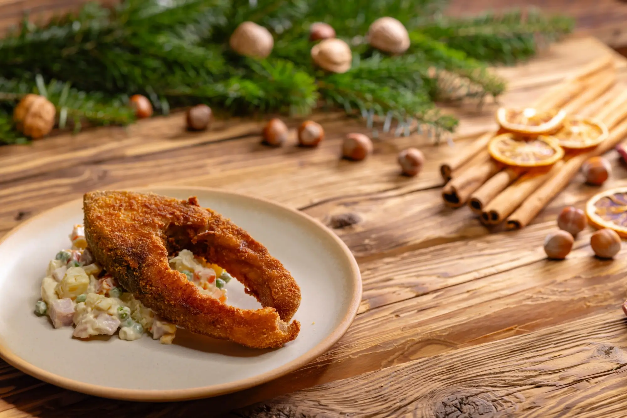 Kapr na vánočním stole