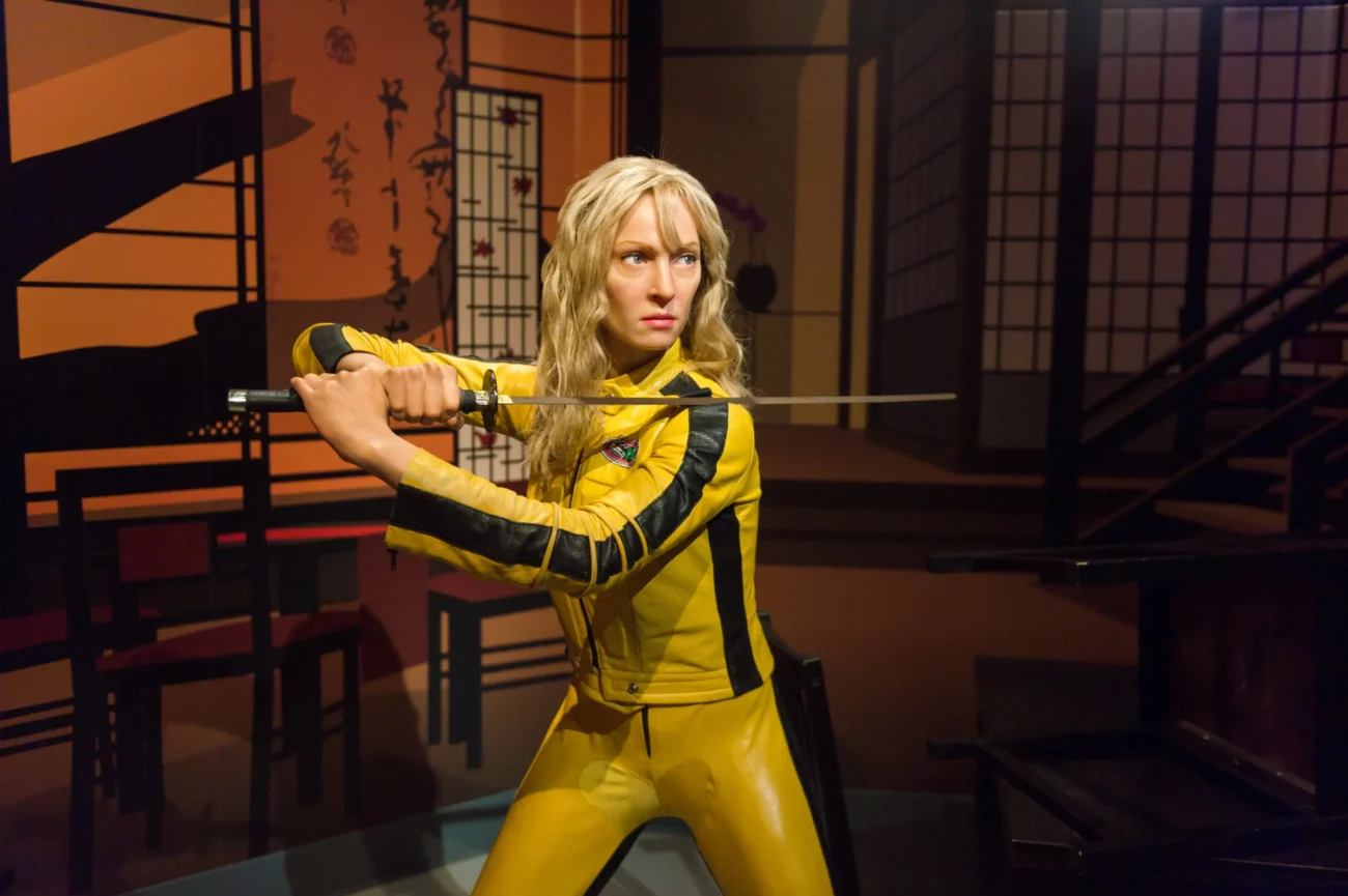 shutterstock_332508509 1 | TVGURU.cz Uma Thurman v roli filmu Kill Bill.