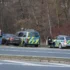 policejní vozy na silnici