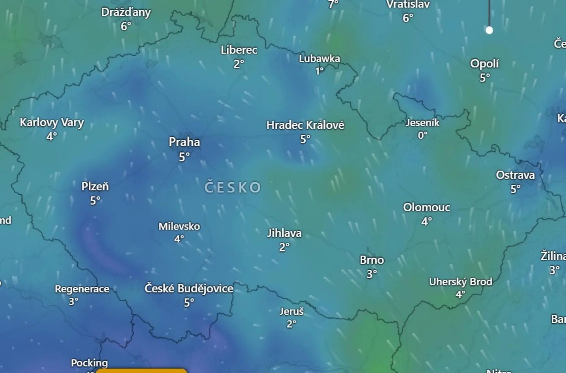 Od středy změna proudění na jižní | TVGURU.cz Od středy změna proudění na jižní