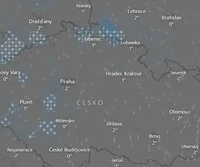 Situace v pondělí 17. listopadu 2025