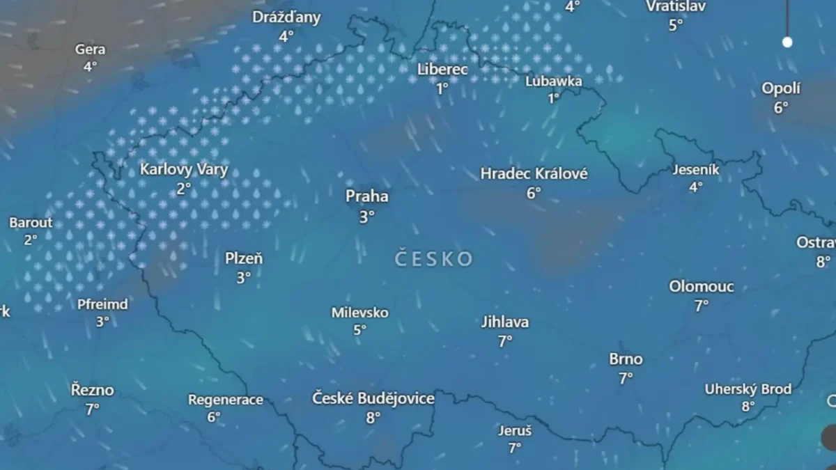 Situace dnes v ranních hodinách