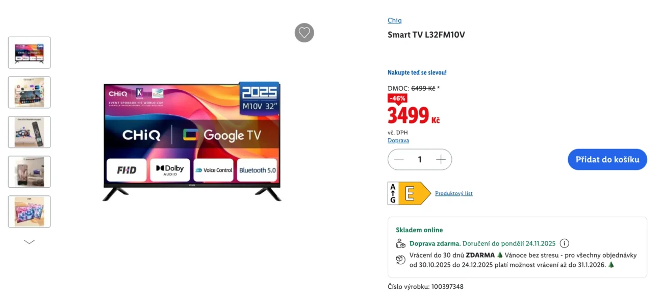 televize z lidlu | TVGURU.cz televize z lidlu z letáku na webu