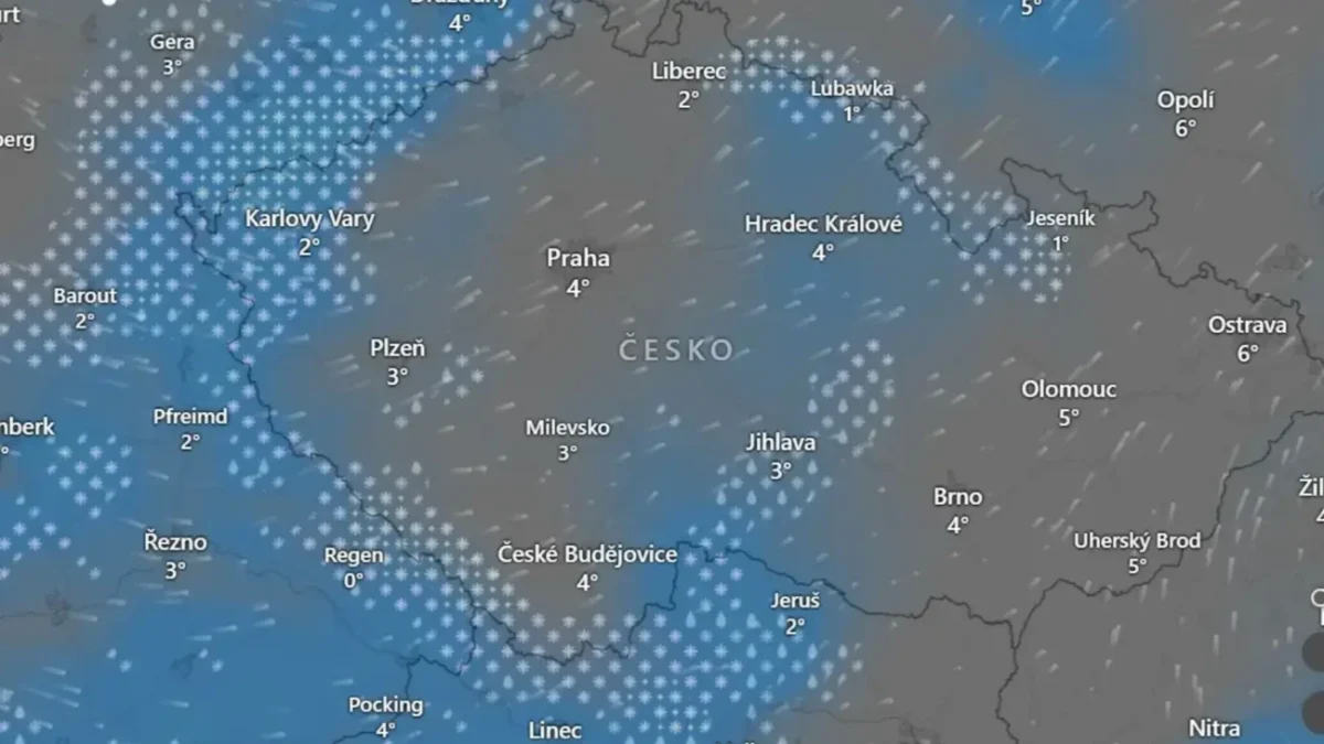 Situace ve čtvrtek 19. 11. 2025