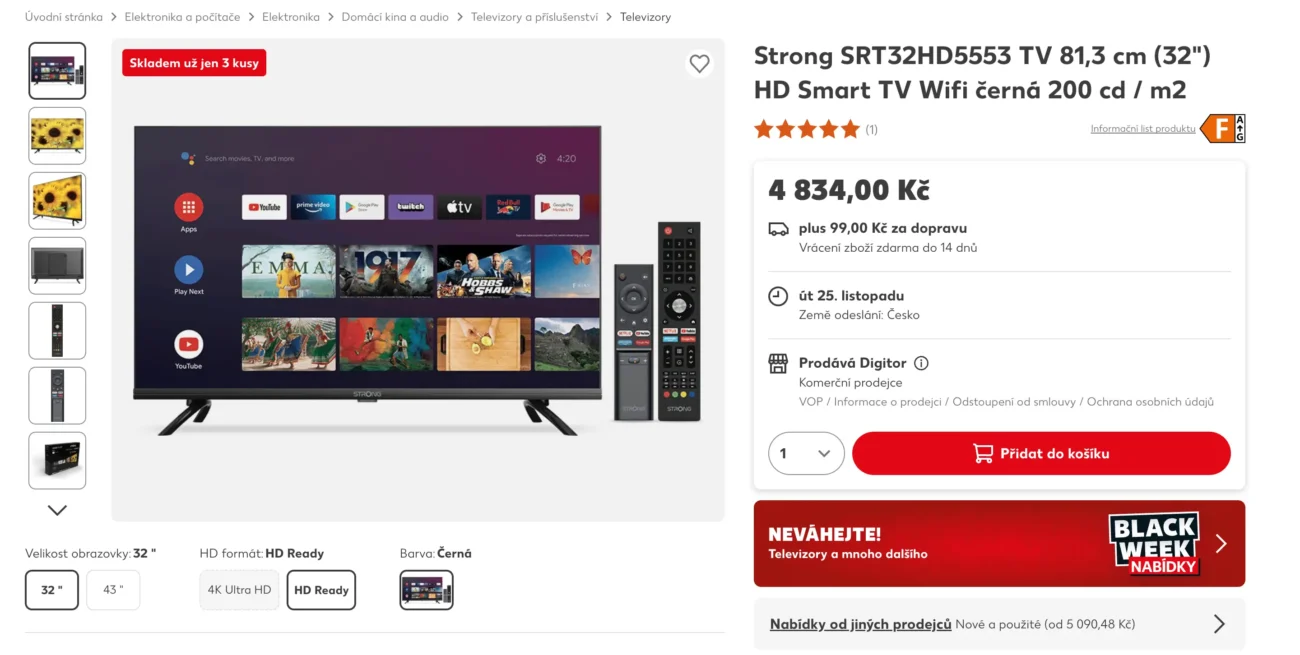 televize v kauflandu