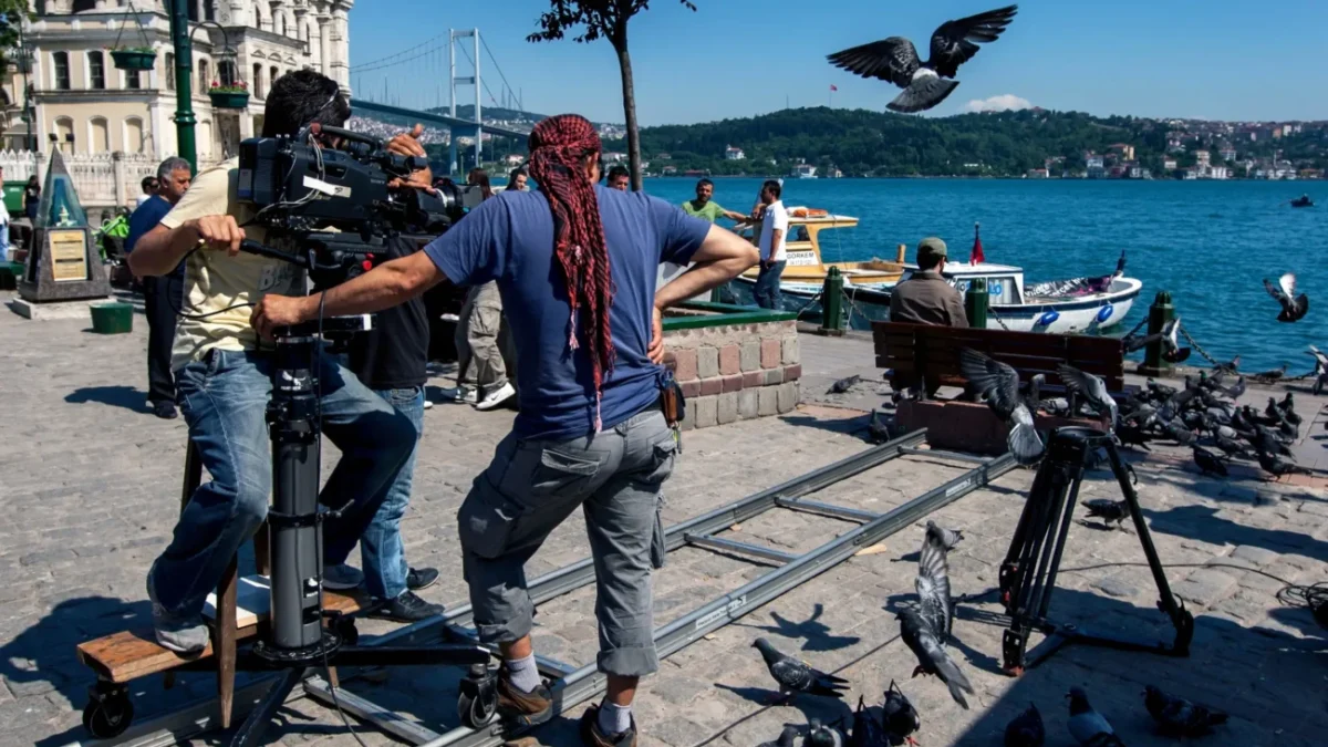 Natáčení turecké telenovely u vody