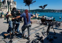 Natáčení turecké telenovely u vody